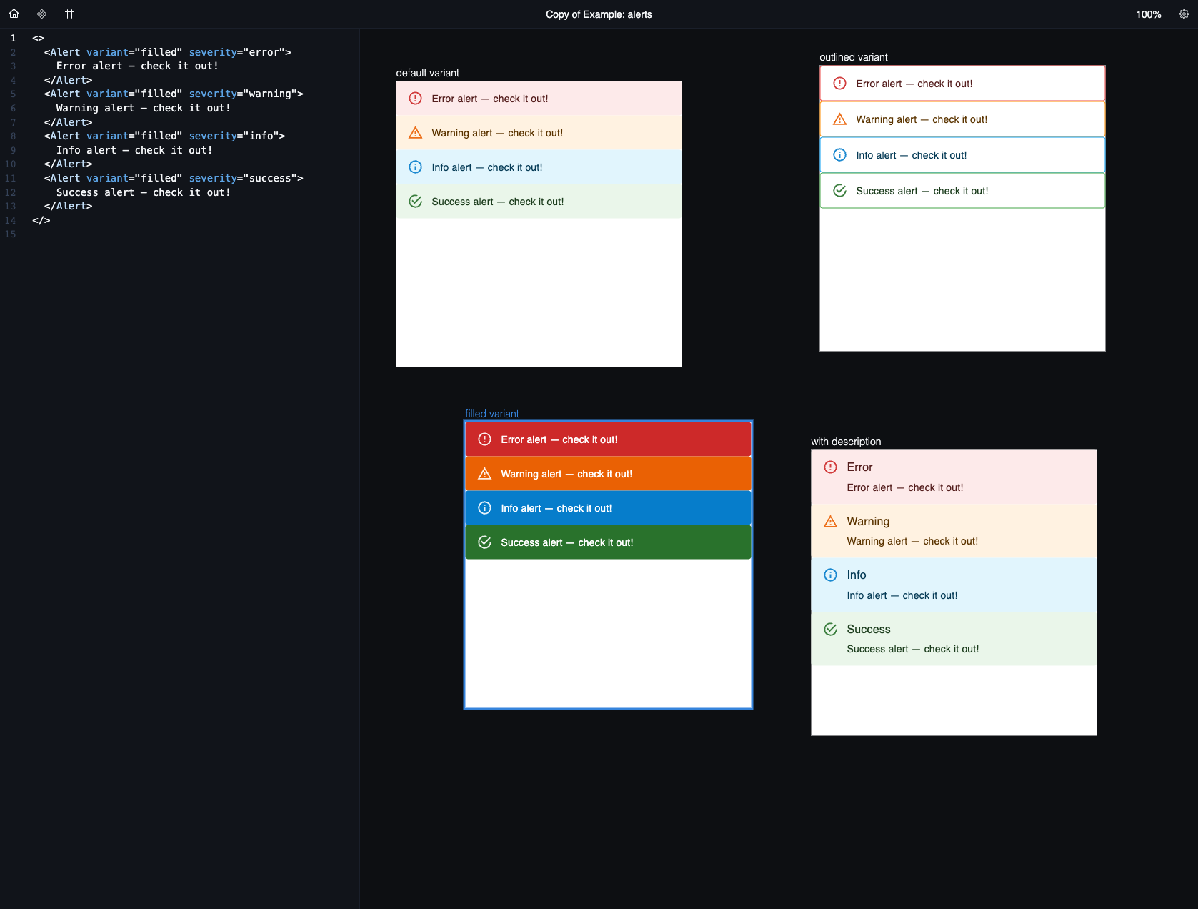 Composer example file